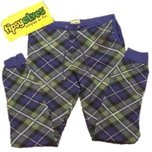 Tipsy Elves Plaid Lounge Sleep Pants XL